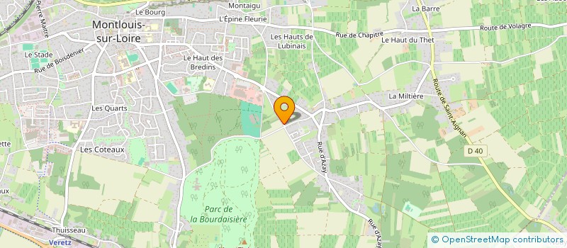 localisation de l'entreprise HUET RICHEMON à MONTLOUIS-SUR-LOIRE