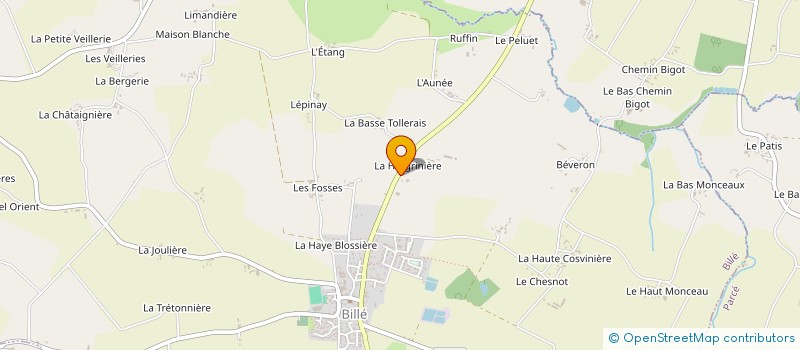 localisation de l'entreprise HUET TIERCIN ET ASSOCIES  BILLE