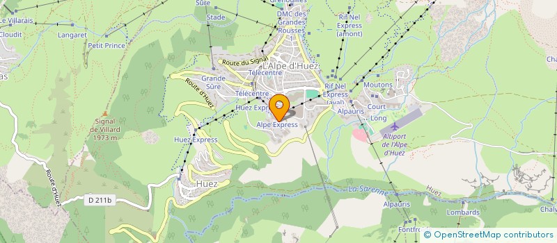 localisation de l'entreprise HUEZ GRIMPE à HUEZ