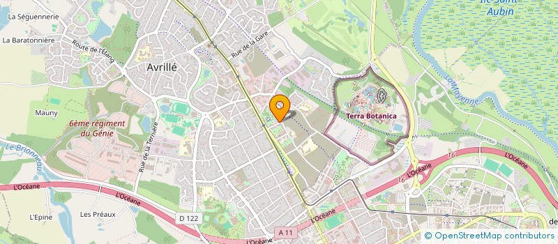 localisation de l'entreprise HUEZ PELE à AVRILLE