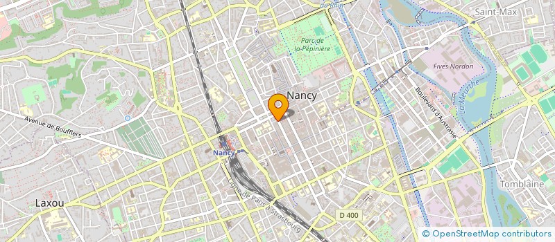localisation de l'entreprise HUFLABIN à NANCY