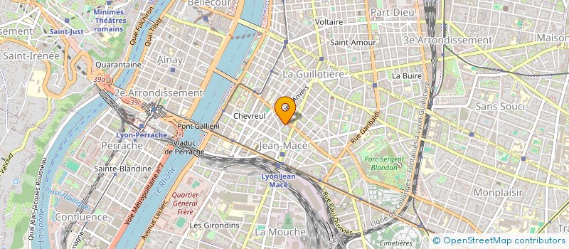 localisation de l'entreprise HUG  LYON