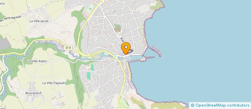 localisation de l'entreprise HUG à BINIC-ETABLES-SUR-MER