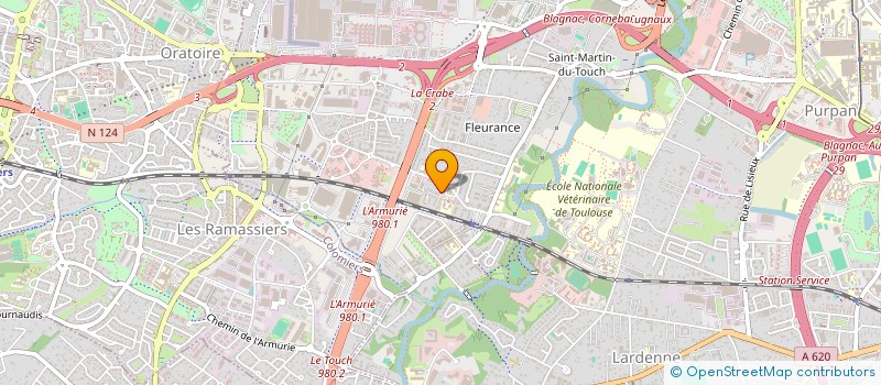 localisation de l'entreprise HUG IMMO à TOULOUSE