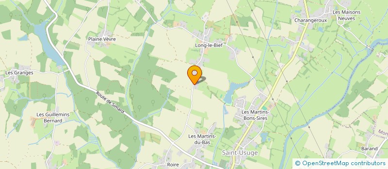 localisation de l'entreprise HUG INVEST  SAINT-USUGE