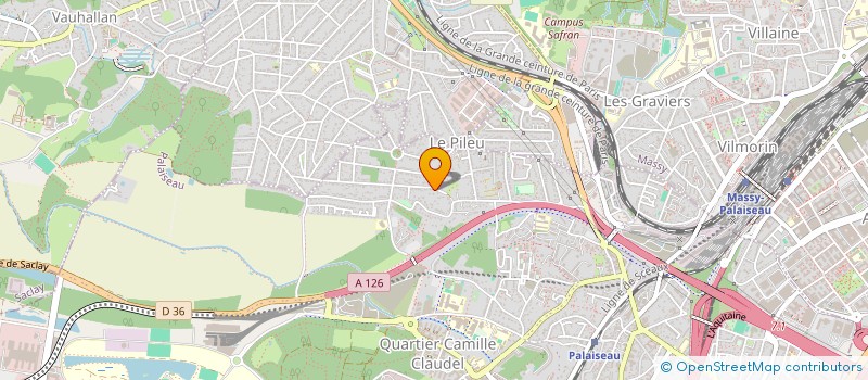 localisation de l'entreprise HUG - THE HUMAN GROWTH à PALAISEAU