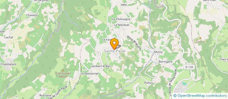 localisation de l'entreprise HUG4AILES  SAINTE-PAULE