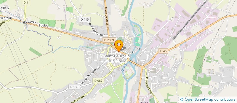 localisation de l'entreprise HUG4ALL à SAINT-POURCAIN-SUR-SIOULE