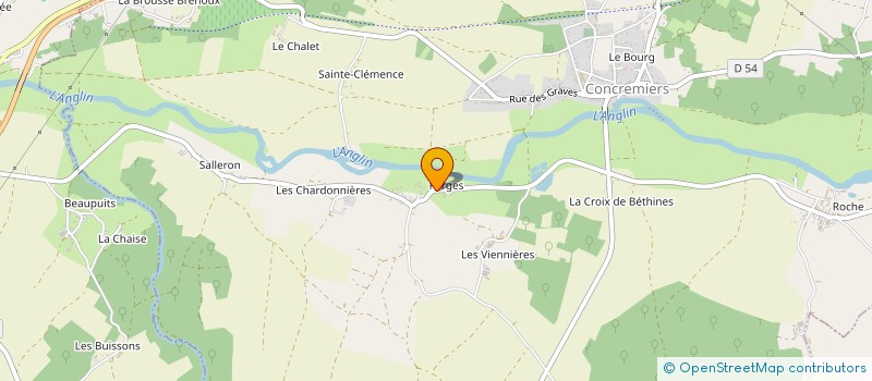 localisation de l'entreprise HUGALEX à CONCREMIERS