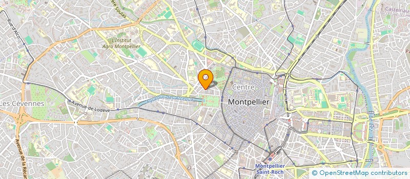 localisation de l'entreprise HUGALU à MONTPELLIER