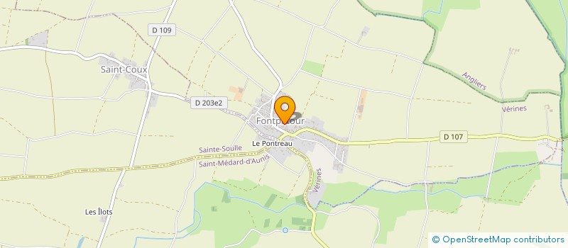 localisation de l'entreprise HUGANA  VERINES