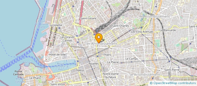 localisation de l'entreprise HUGARON à MARSEILLE