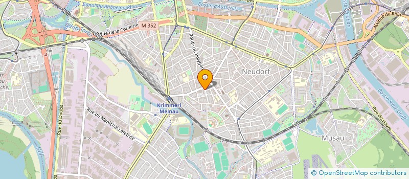 localisation de l'entreprise HUGAXE  STRASBOURG