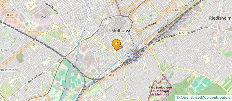 localisation de l'entreprise HUGBRU  MULHOUSE