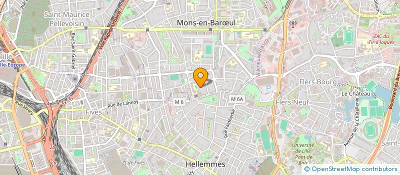 localisation de l'entreprise HUGE-DUSSART  MONS-EN-BARUL