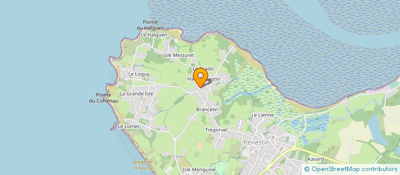 localisation de l'entreprise HUGEL à PENESTIN