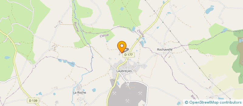 localisation de l'entreprise HUGEL COUVERTURE  CLESSE