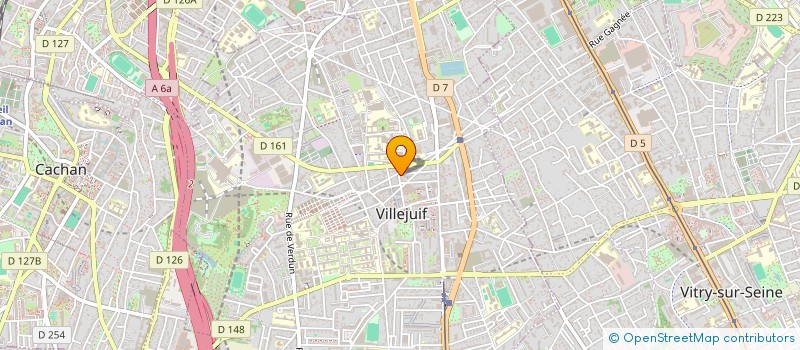 localisation de l'entreprise HUGEL                         EUGEN à VILLEJUIF