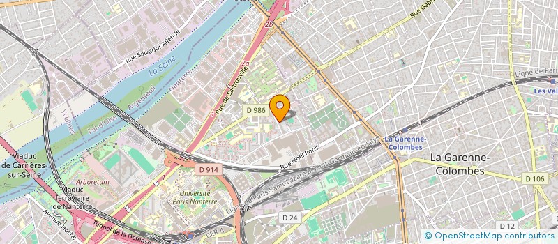 localisation de l'entreprise HUGGA URA à NANTERRE
