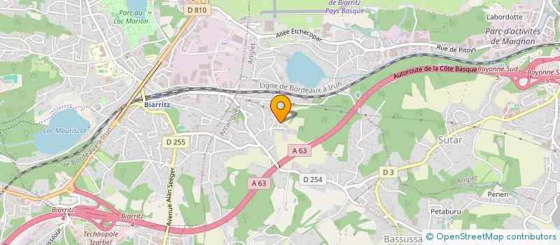 localisation de l'entreprise HUGGY COMMUNICATION  BORDEAUX