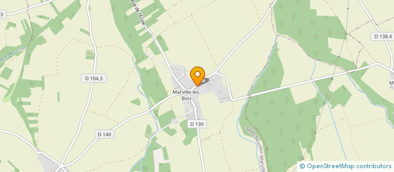 localisation de l'entreprise HUGIN ET RATATOSK à SAINT-SAUVEUR-MARVILLE