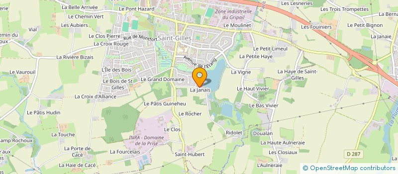 localisation de l'entreprise HUGJULMAR à SAINT-GILLES