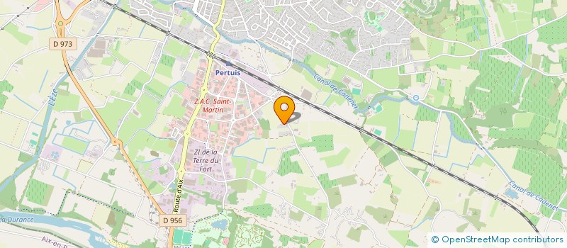 localisation de l'entreprise HUGLORISSE  PERTUIS