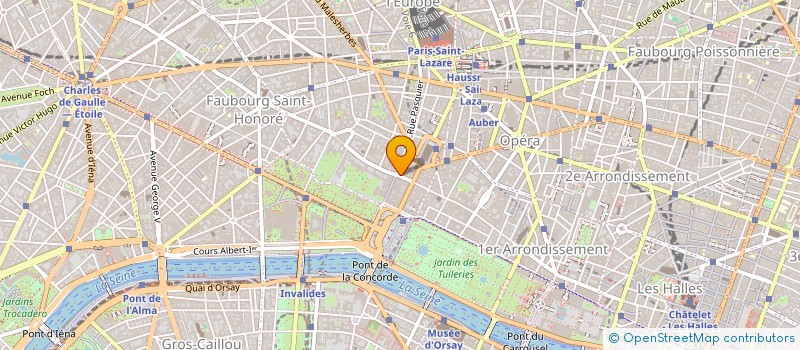 localisation de l'entreprise HUGO 1850  PARIS