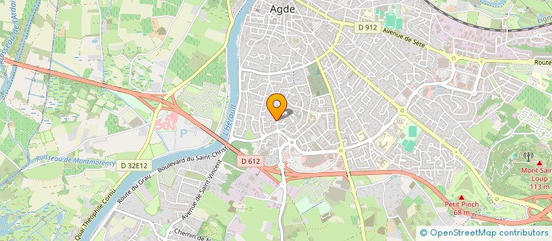 localisation de l'entreprise HUGO 3  AGDE
