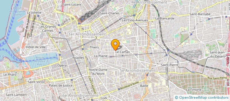 localisation de l'entreprise HUGO à MARSEILLE