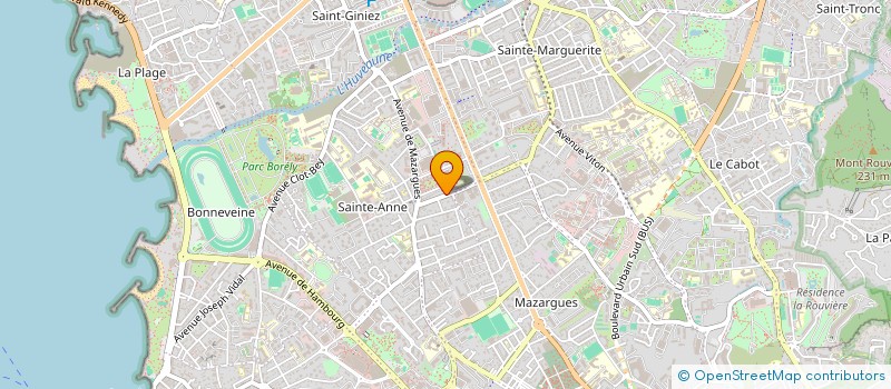 localisation de l'entreprise HUGO à MARSEILLE