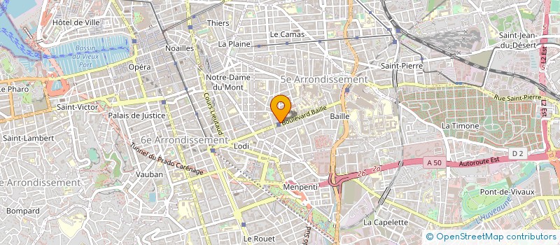localisation de l'entreprise HUGO à MARSEILLE