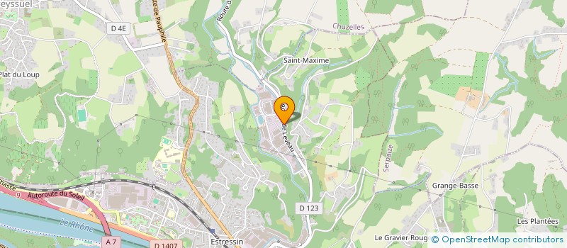 localisation de l'entreprise HUGO  VIENNE