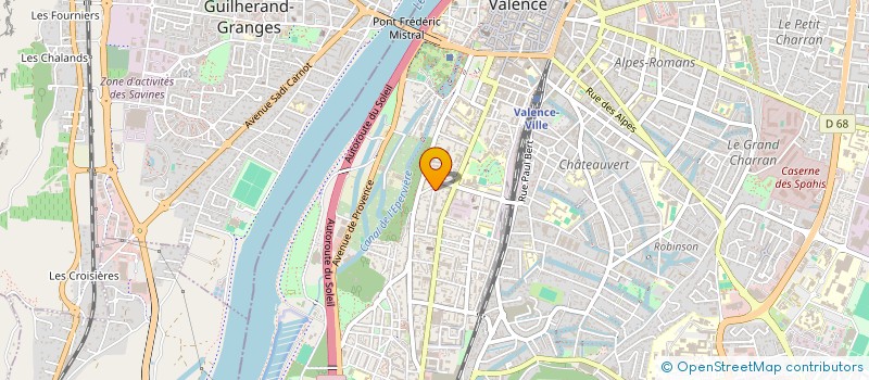 localisation de l'entreprise HUGO 7375  VALENCE
