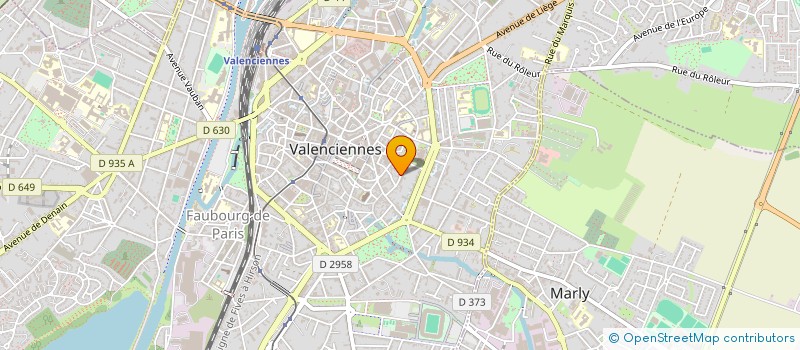 localisation de l'entreprise HUGO  VALENCIENNES