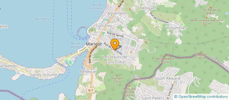 localisation de l'entreprise HUGO  SAINT MARTIN