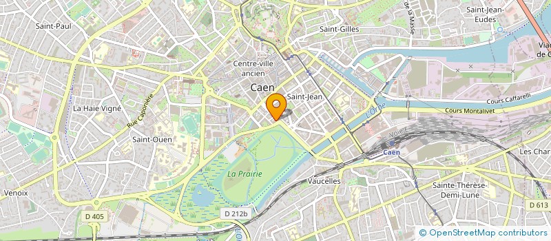 localisation de l'entreprise HUGO à CAEN