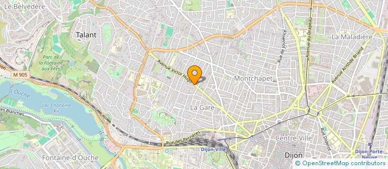 localisation de l'entreprise HUGO  DIJON