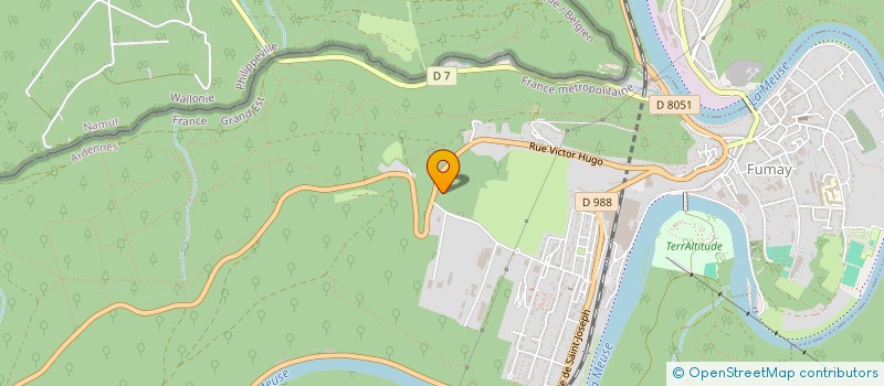 localisation de l'entreprise HUGO  FUMAY