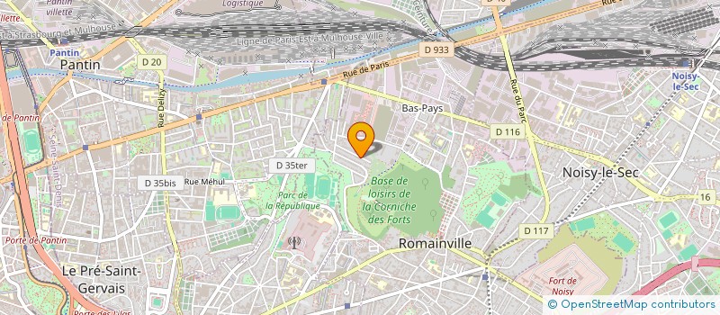 localisation de l'entreprise HUGO  ROMAINVILLE