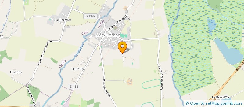 localisation de l'entreprise HUGO AIRES  MERY-BISSIERES-EN-AUGE