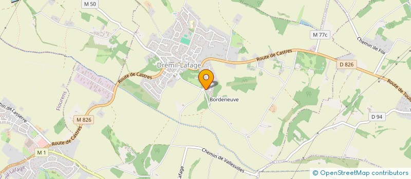 localisation de l'entreprise HUGO AND CO -ACTIVITE DEMENAGEMENT ADP  DREMIL-LAFAGE