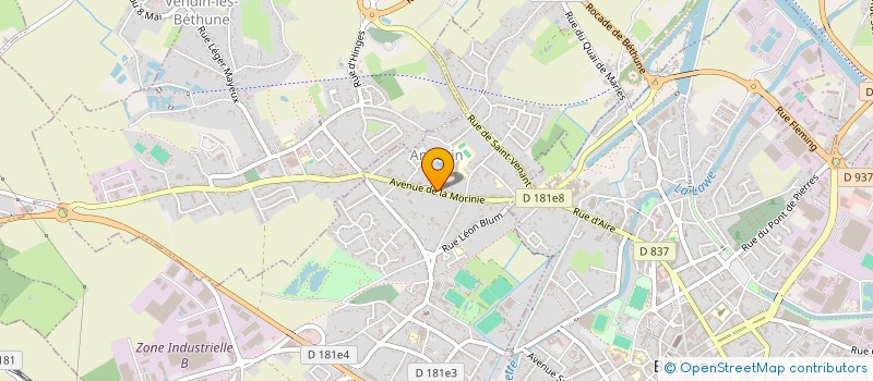 localisation de l'entreprise HUGO CARTON PEDICURE PODOLOGUE  ANNEZIN