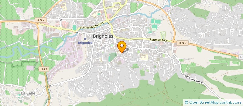 localisation de l'entreprise HUGO & CO à BRIGNOLES