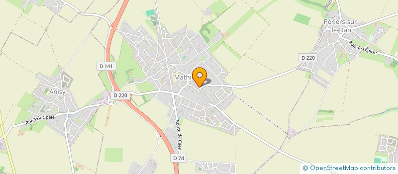 localisation de l'entreprise HUGO DEVELOPPEMENT  MATHIEU