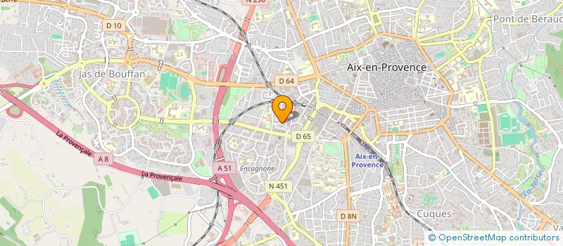 localisation de l'entreprise HUGO DIFFUSION SARL à AIX-EN-PROVENCE