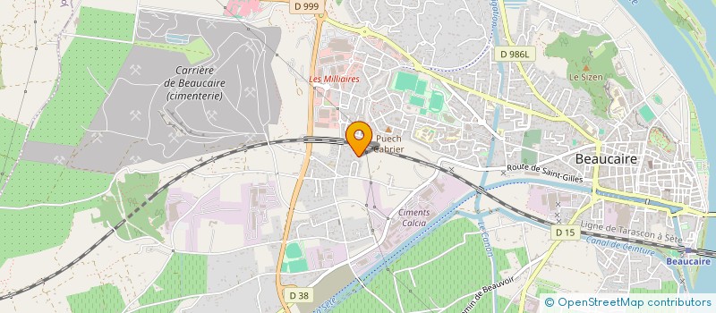 localisation de l'entreprise HUGO ESTATE  BEAUCAIRE