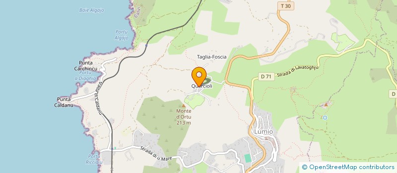 localisation de l'entreprise HUGO ET FA à LUMIO