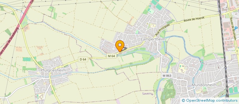 localisation de l'entreprise HUGO ET MANON  LAMPERTHEIM