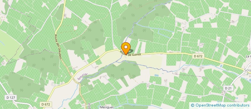 localisation de l'entreprise HUGO FERREIRA  SOUSSAC